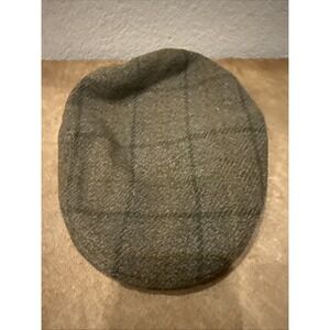 Christys London Cabbie Newsboy Hat L Pure British Wool Made In England Green